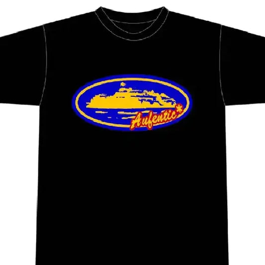 Corteiz Aufentic T-Shirt Black/Blue