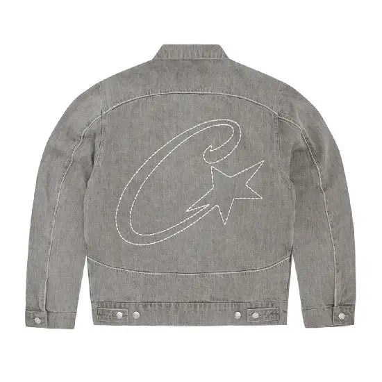 Corteiz C Star Denim Trucker Jacket Grey (2)