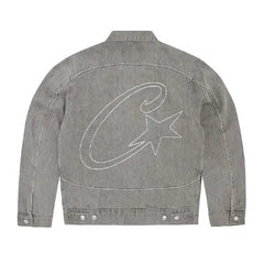 Corteiz C Star Denim Trucker Jacket Grey (2)