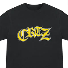 Corteiz Old English T-Shirt Black