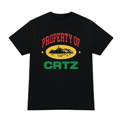 Corteiz Property Of Crtz Carni T shirt Black