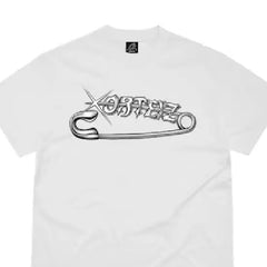 Corteiz Safety Pin T-Shirt White