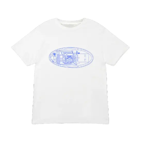 Corteiz USB T Shirt White (2)