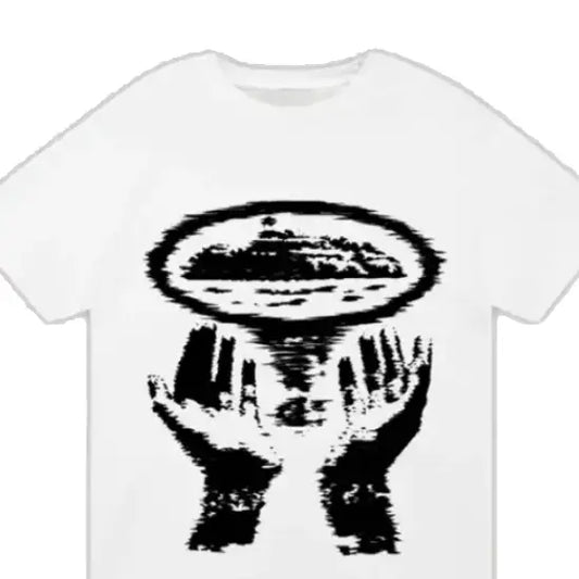 Corteiz Vortex Hands T-Shirt White