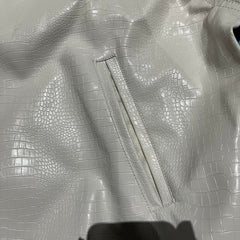 Campera Supreme x Nike Cuero Blanca L