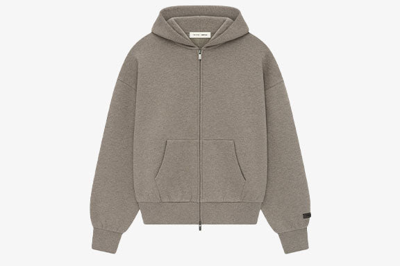 ESSENTIALS Classic Full Zip-Up Hoodie