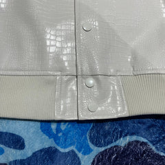 Campera Supreme x Nike Cuero Blanca L