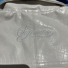 Campera Supreme x Nike Cuero Blanca L