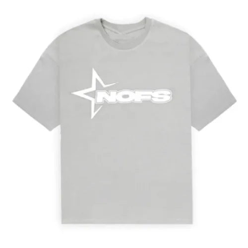 Grey NOFS T-shirt And Shorts Set