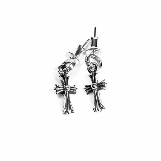 Cross Babyfat Drop Earrings