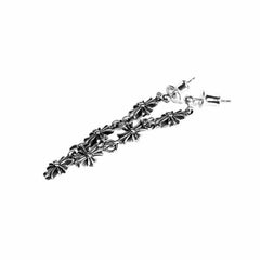 3 Drop Cross Earring