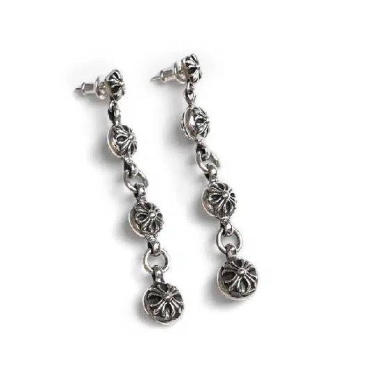 Crossball Three Drop Earring