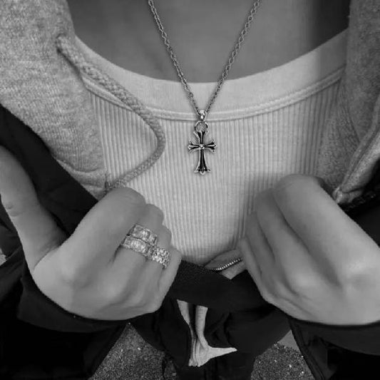 Small Cross Pendant With Bail