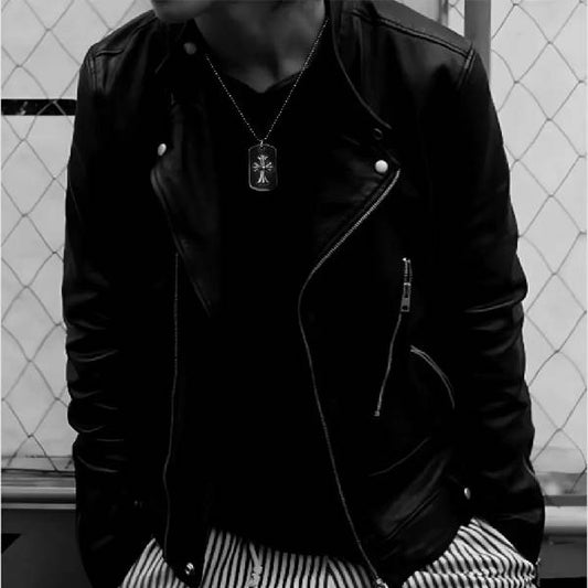 Tiny CH Cross Cutout Dog Tag