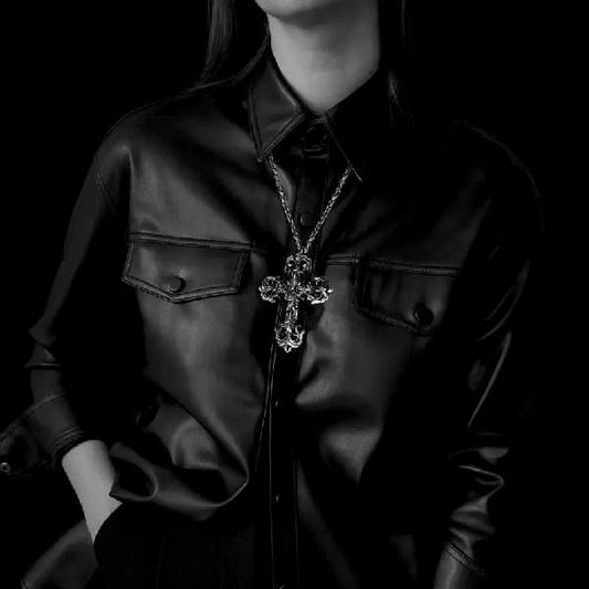 Large Filigree Cross Pendant