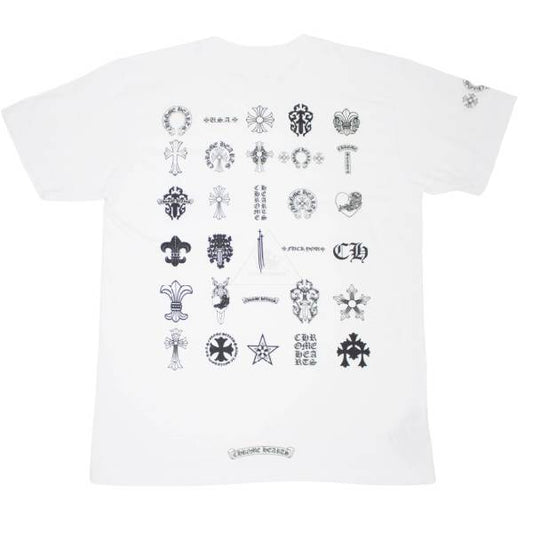 Chrome Hearts Multi Logo Short Sleeve T-Shirt