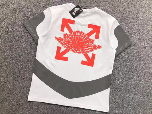 Off White X Air Jordan Tee White