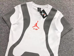 Off White X Air Jordan Tee White