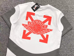 Off White X Air Jordan Tee White