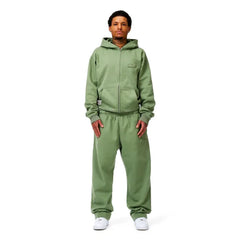 Olive NOFS Basic Zip-Up Hoodie