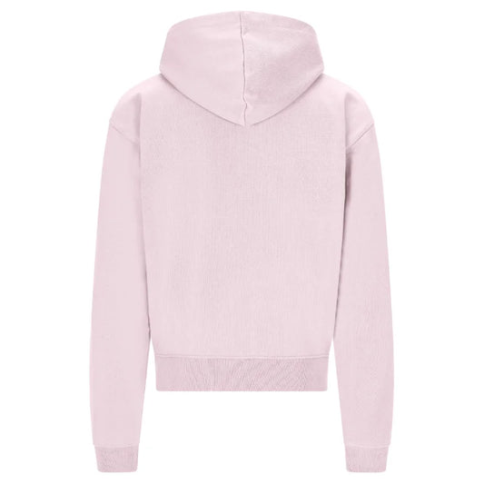 Pink Basic NOFS Zipper Hoodie