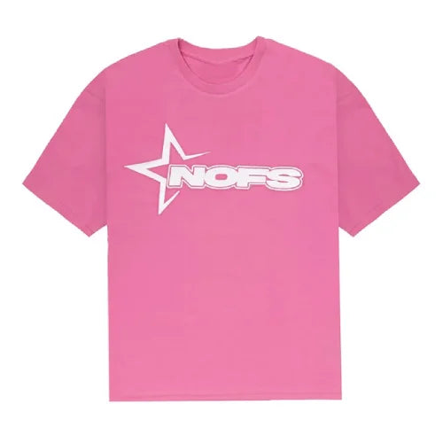 Pink NOFS T-shirt And Shorts Set S