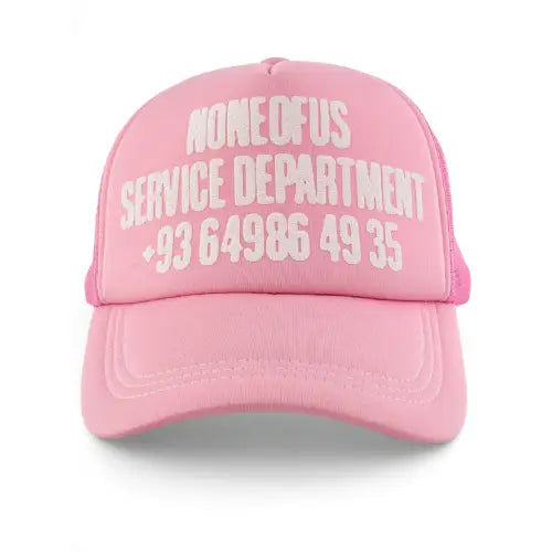 Pink Noneofus Trucker Hat