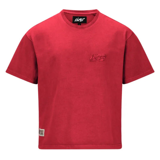 Red NOFS Basic Short Sleeve T-shirt
