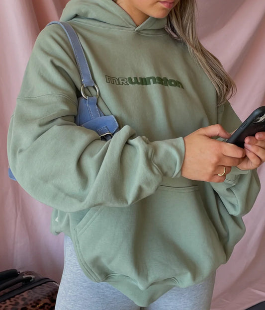 Mr Winston Khaki Boyfriend Puff