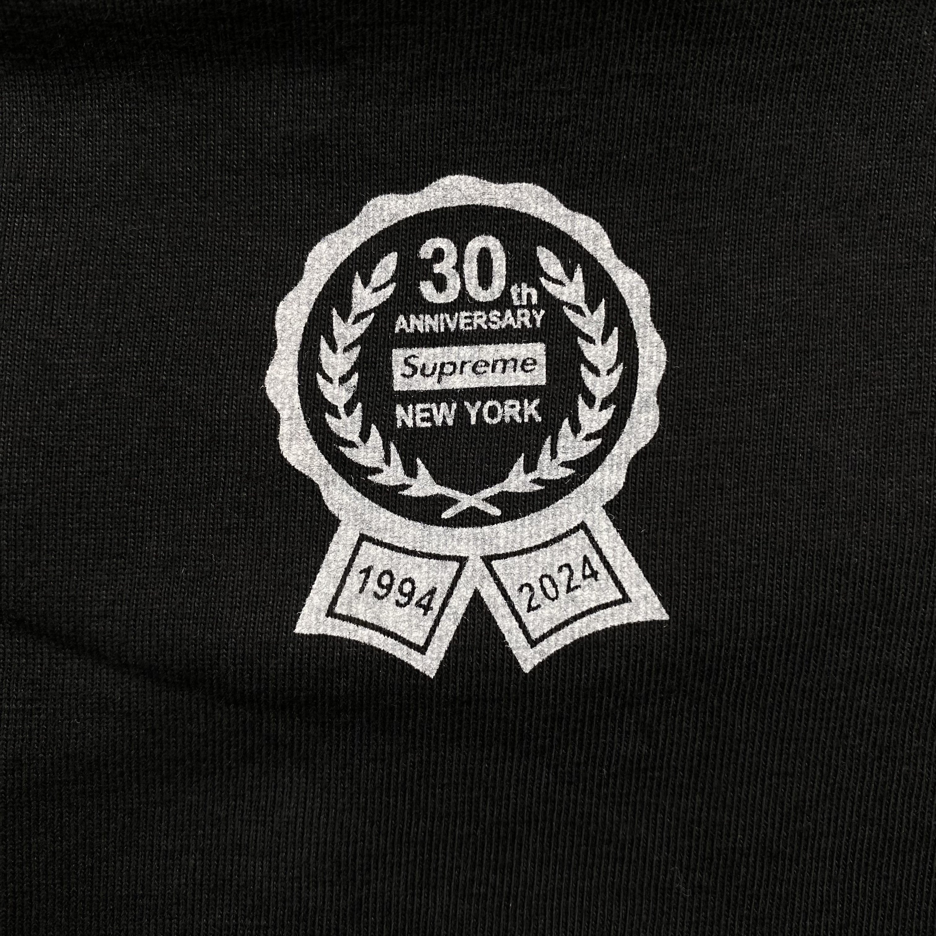 Supreme 30th Anniversary First Tee Black