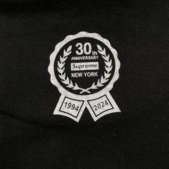 Supreme 30th Anniversary First Tee Black