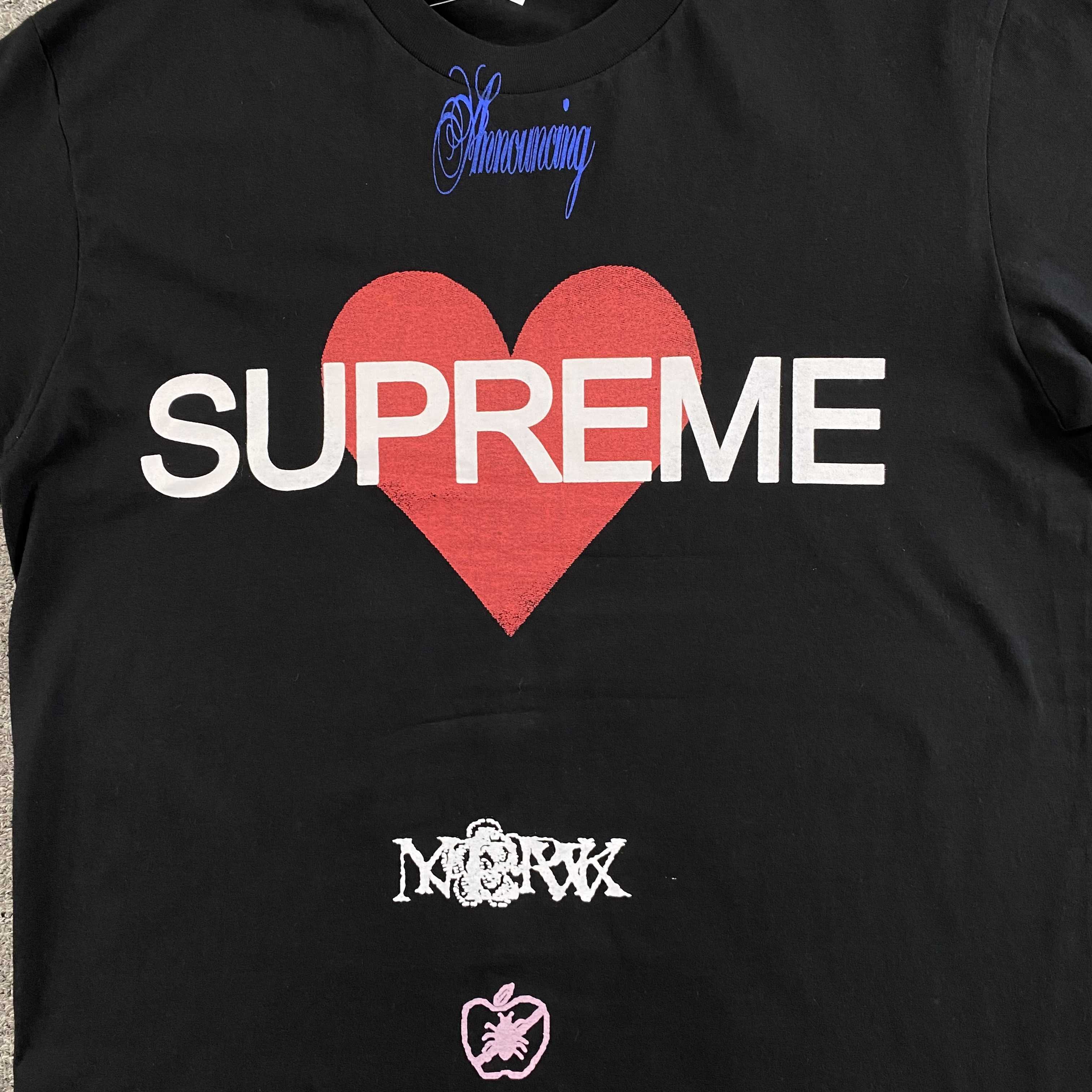 Supreme Announcing Tee Black