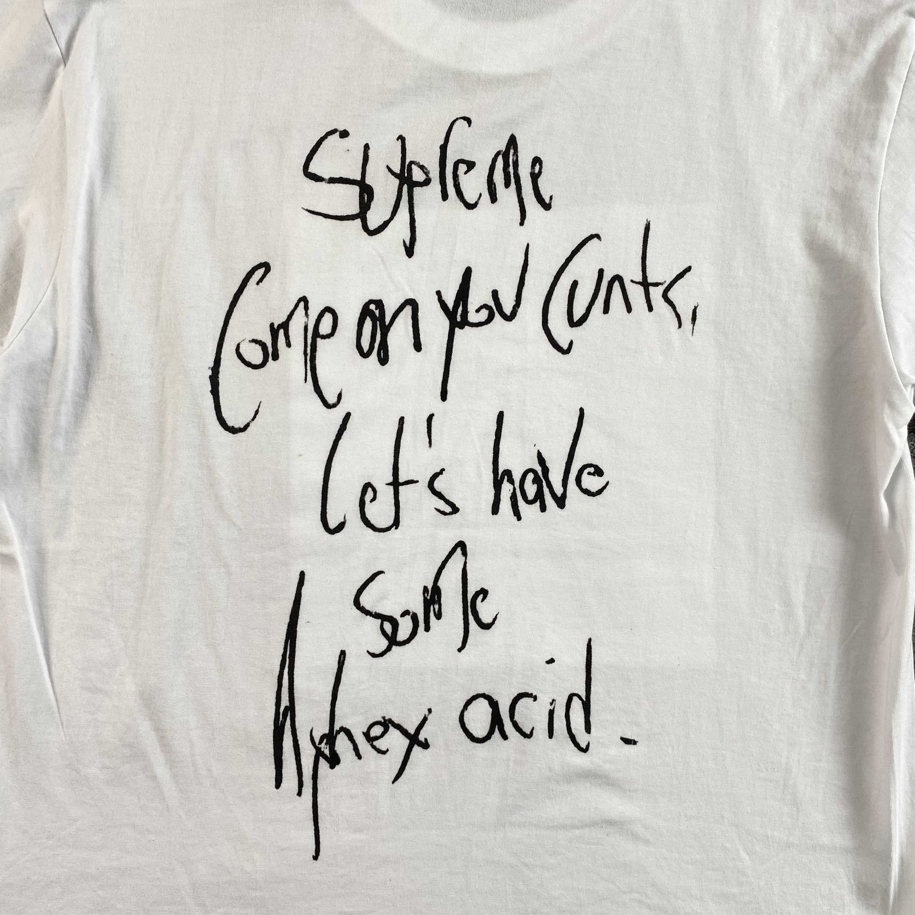 Supreme Aphex Twin Windowlicker Tee White