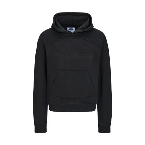 Black Nofs Tone in Tone Hoodie