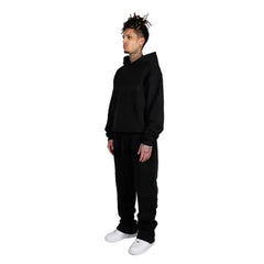 Tone in Tone Black NOFS Sweatpant