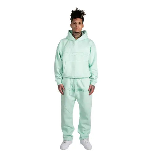 Tone in Tone Mint Nofs Hoodie