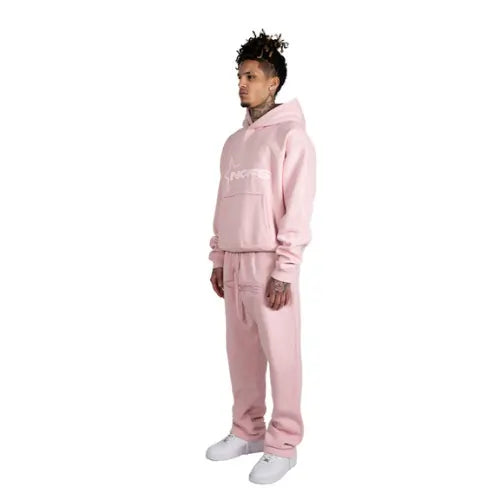 Tone in Tone Pink NOFS Sweatpant