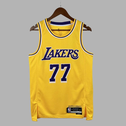 NBA L.A. Lakers Luka Dončić Jersey - Yellow