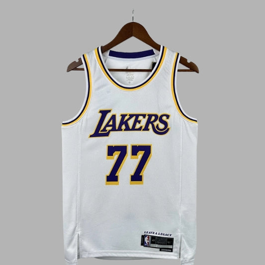 NBA L.A. Lakers Luka Dončić Jersey - White/Gold