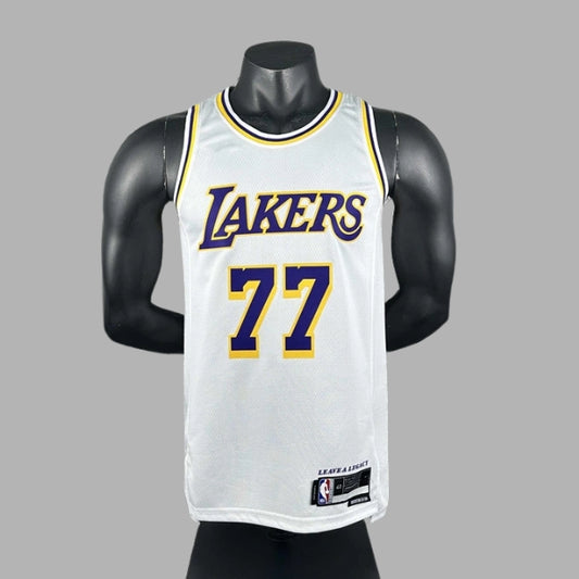 NBA L.A. Lakers Luka Dončić Jersey - White/Gold
