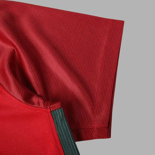 16 Season Portugal Home Retro Fan Red Shirt