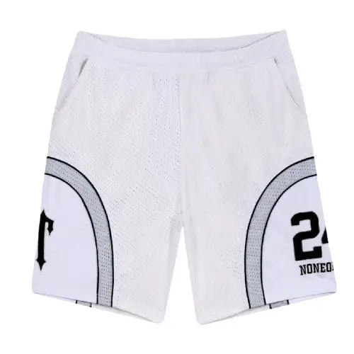 White Noneofus x Trapstar NFL Sweatsuits Short