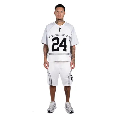White Noneofus x Trapstar NFL Jersey