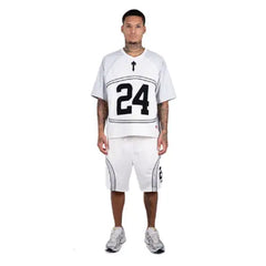 White Noneofus x Trapstar NFL Jersey