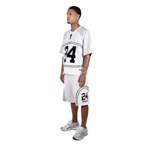 White Noneofus x Trapstar NFL Jersey