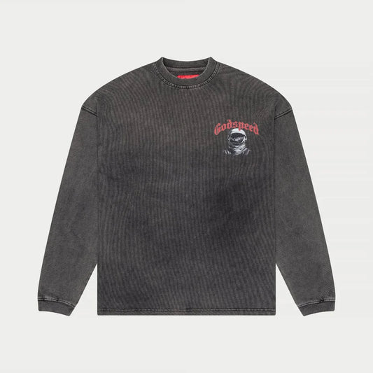God Speed 1969 LS T-Shirt (Grey Wash)