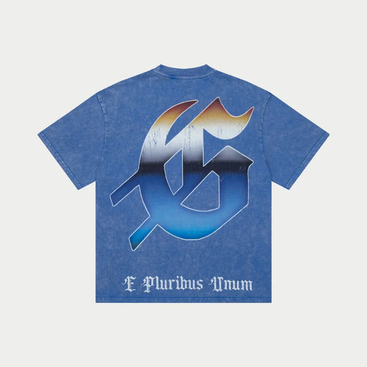 God Speed  Artificial Love T-Shirt (Royal Washed)