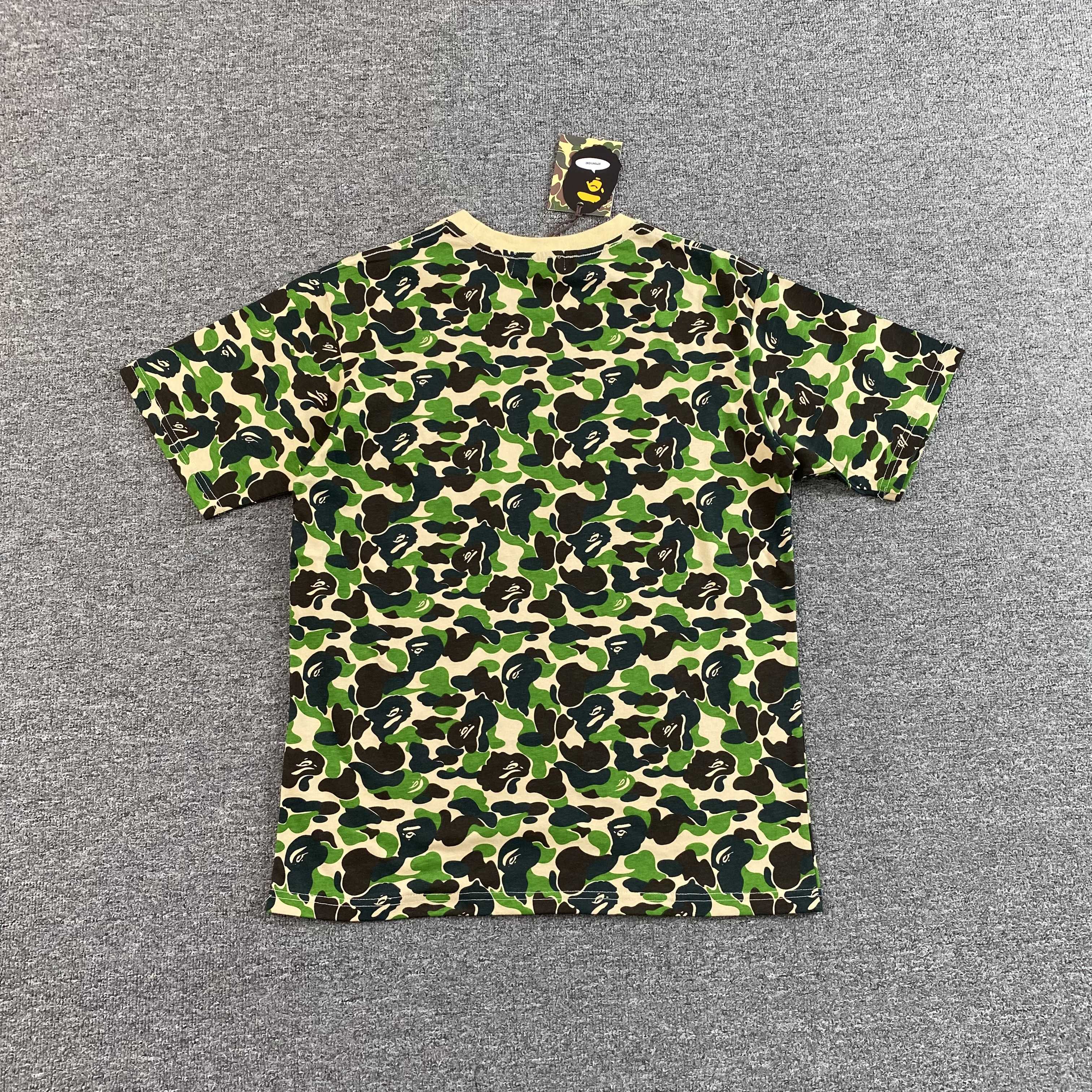 Bape 1st Camo One Point Tee Green