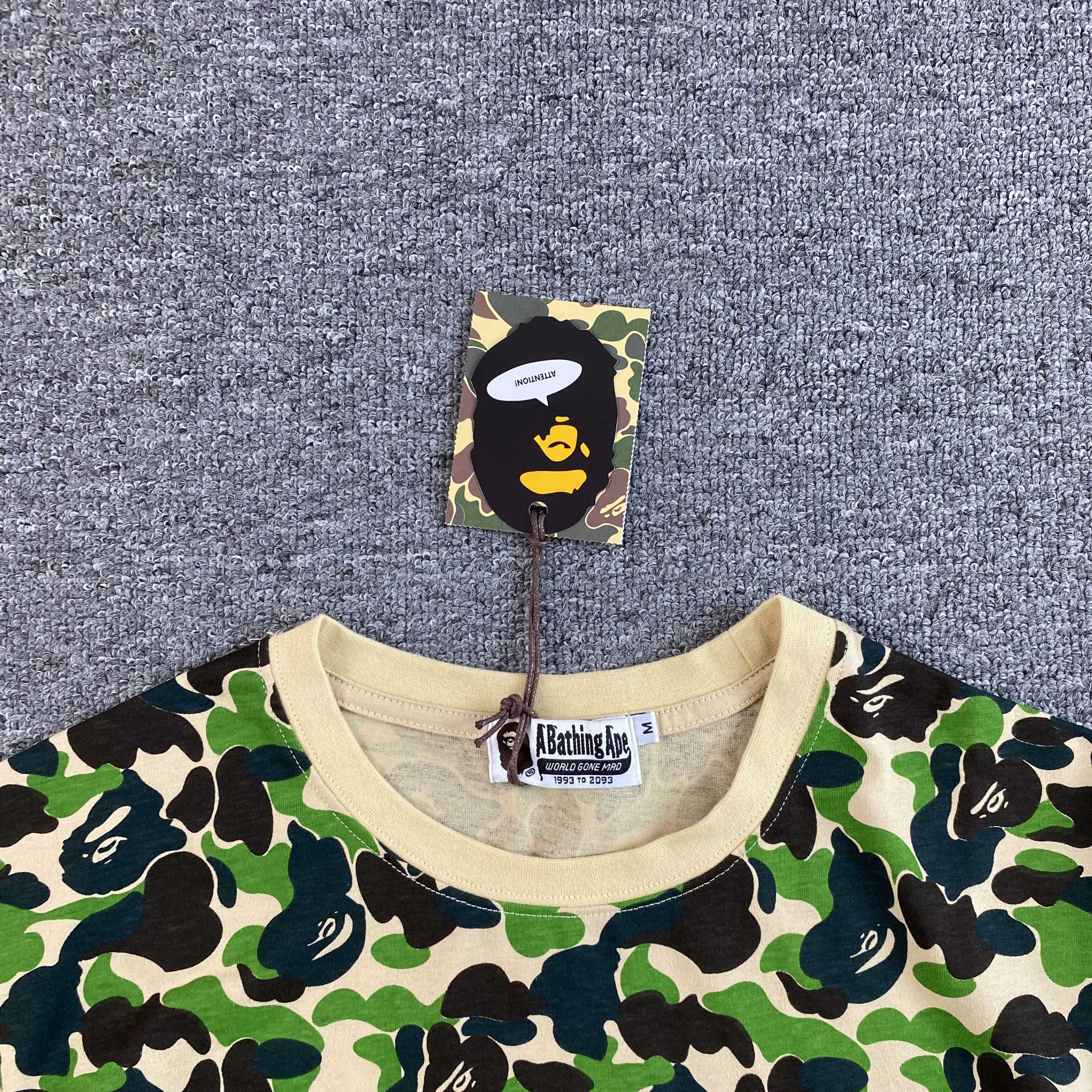 Bape 1st Camo One Point Tee Green