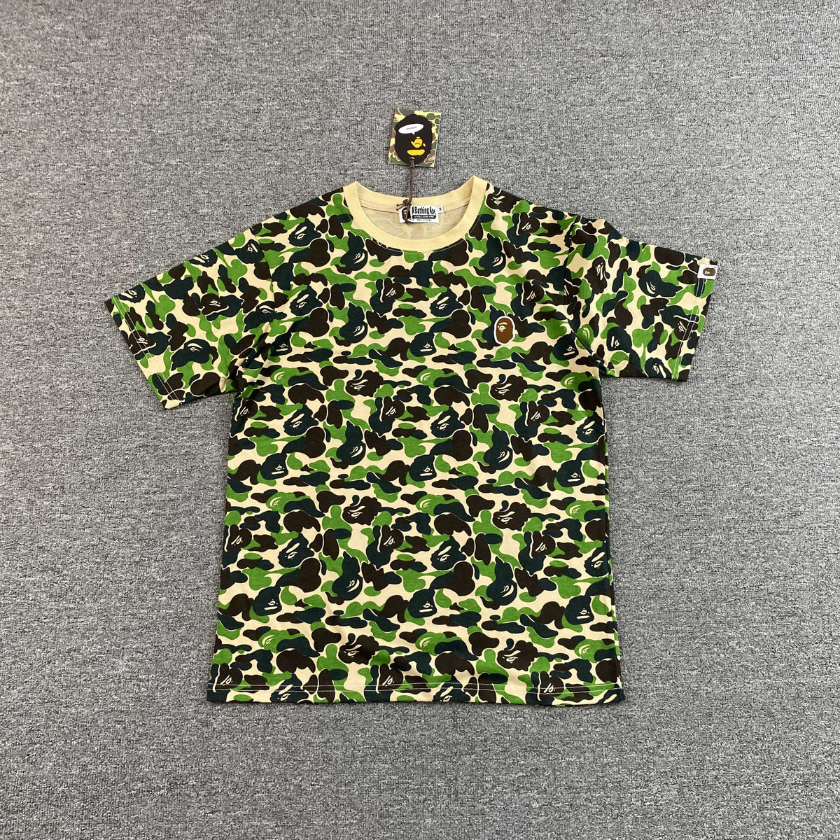 Bape 1st Camo One Point Tee Green